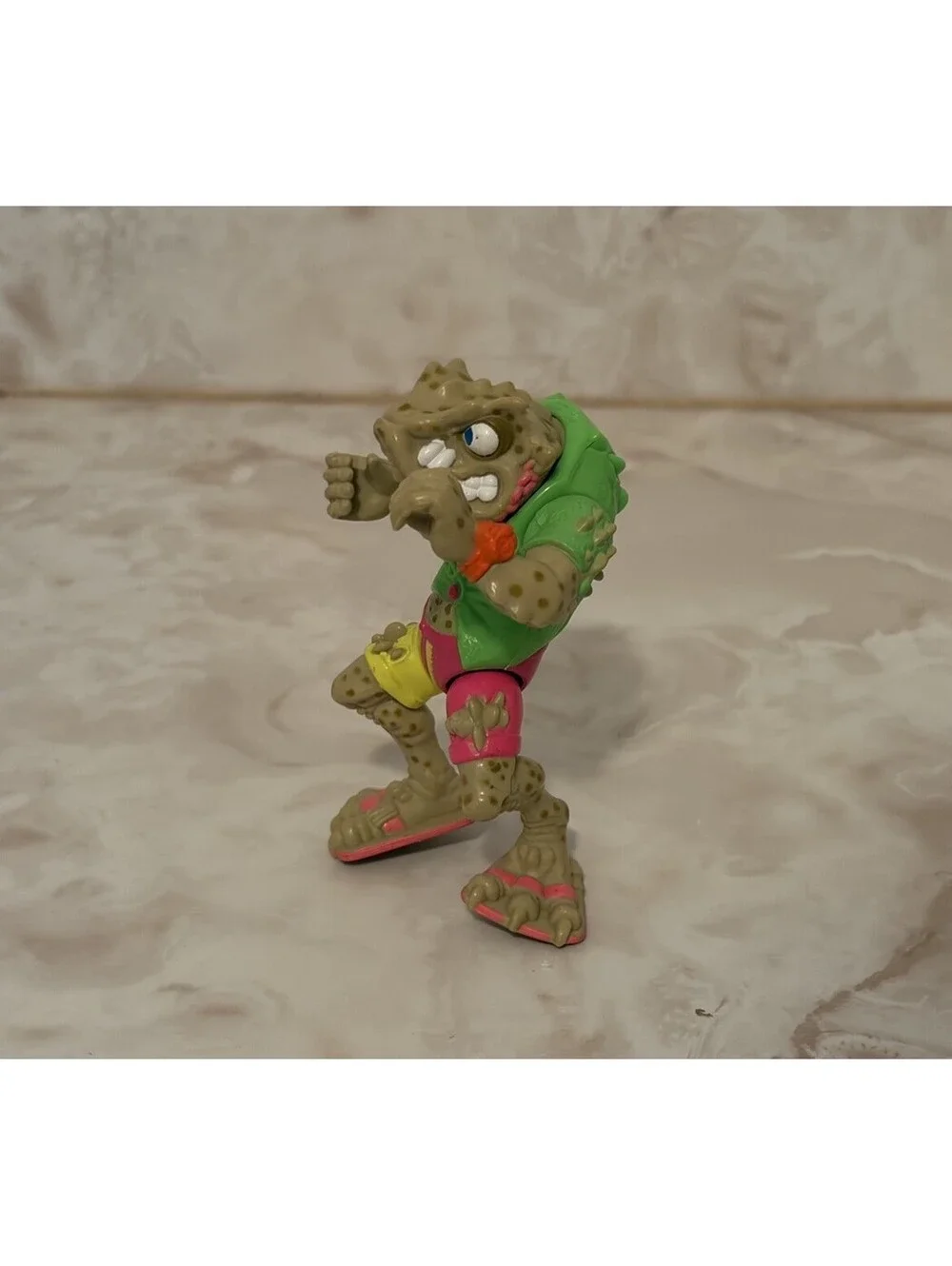 Vintage 1990 Teenage Mutant Ninja Turtles TNMT Napoleon Bonafrog Action Figure